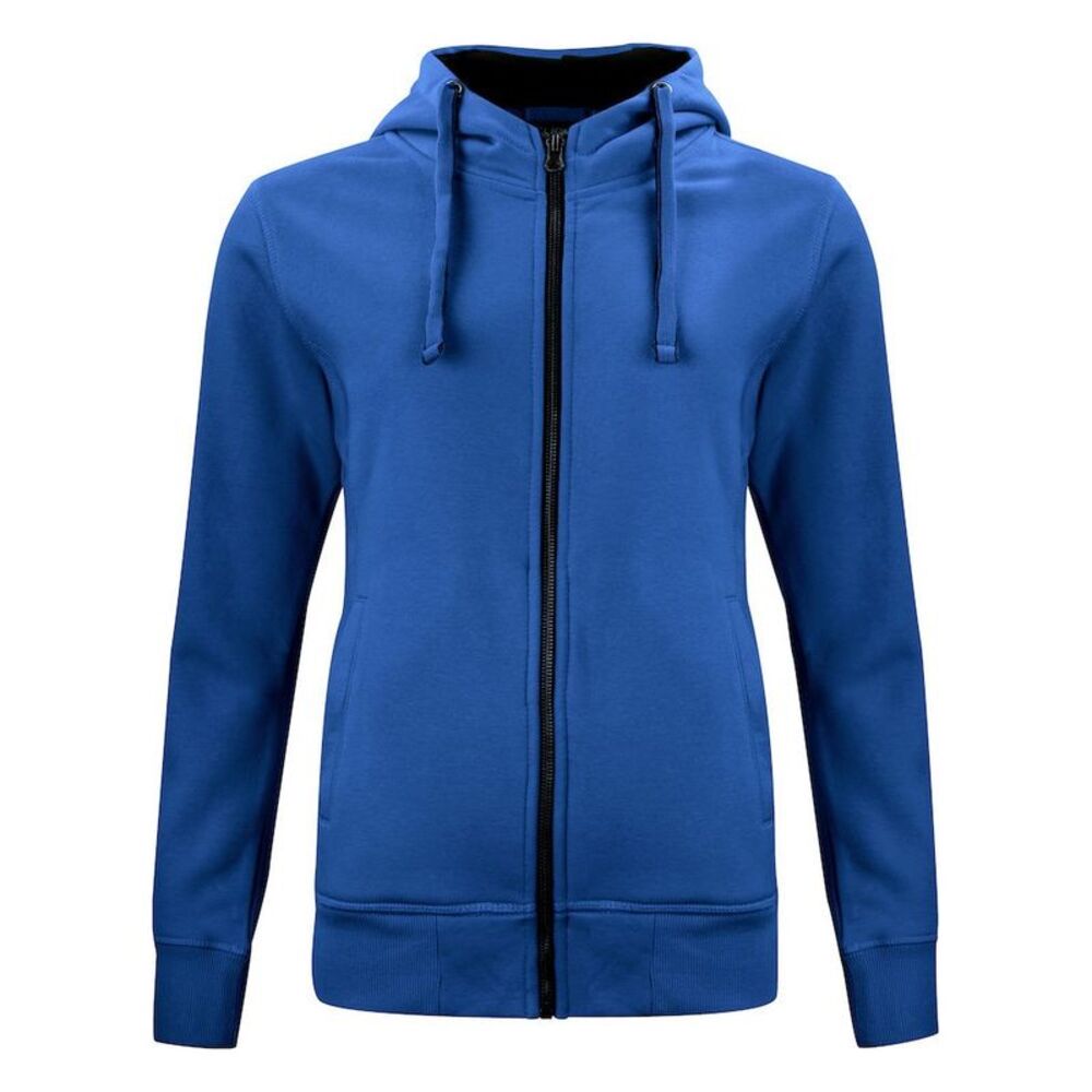 Clique Womens/Ladies Classic Full Zip Hoodie / Royal Blue